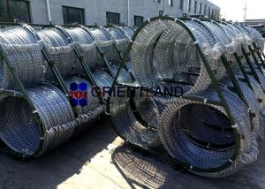 Quality Hot Dipped Triple Strand Concertina Wire Fence 75m Military Concertina Wire wholesale