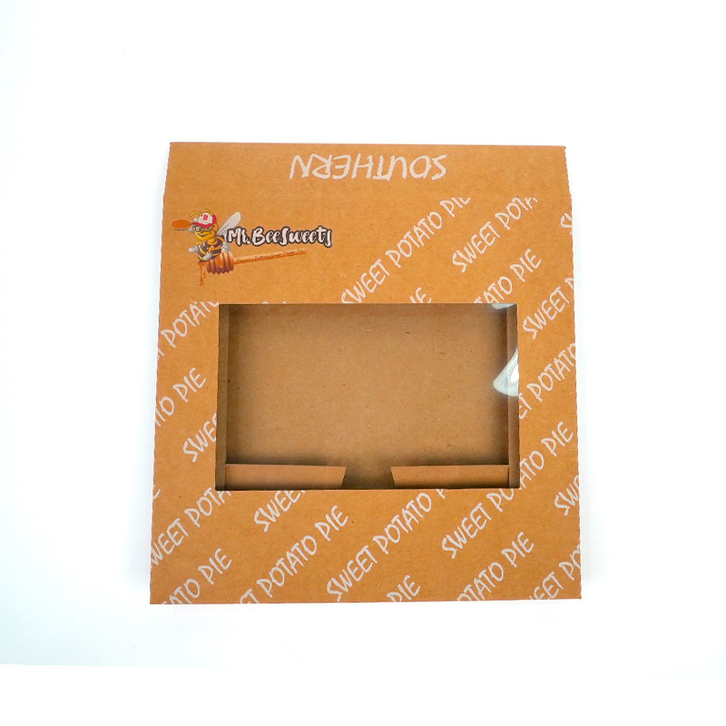 Outdoor Kitchen Kraft Paper Plate Camping Picnic Snack Box With Self Erecting Feature