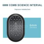 Home Use Mini Hair Comb Brush Improve Hair Growth ABS Stainless Steel Bar