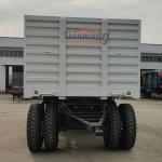 Sinotruck HOWO 6X4 371HP Fence Cargo Truck , 3 Axles Draw Bar Trailer For Sale