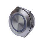 Push button switch 16mm flattest metal Momentary waterproof 12V