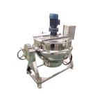 Food Cooker Steam/Gas/Electric Jacket Kettle With Agitator Mixer Double Jacketed