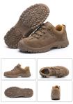 Kevlar Plate Welding Safety Shoes Brown Safety Work Boots Steel Toe