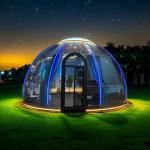 Polycarbonate Waterproof Transparent Glamping Tent Luxury Bubble Dome House