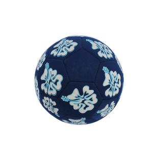 Quality OEM printed football cloth toy ball soccer fabric covered ball wholesale