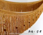 Handmade fashionable chain beads lace tassels fringes for curtain/sofa/pillow