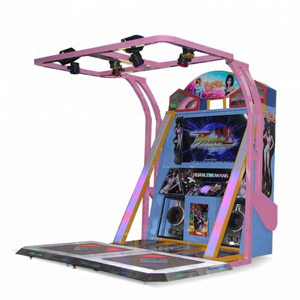 Cheap arcade video dance indoor coin operated dancing game machine for sale