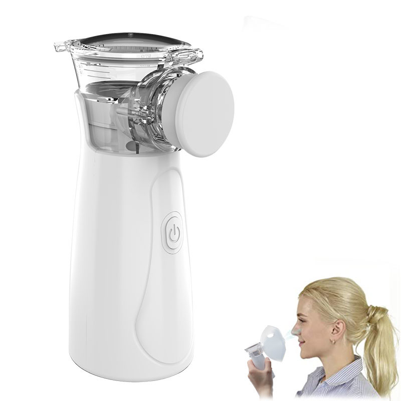GB/T 18830-2009 Handheld Portable Nebulizer Efficient White Quiet Portable Nebulizer