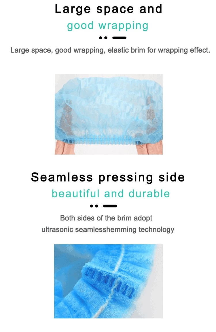 Non-Woven Dustproof waterproof non woven disposable protective cap