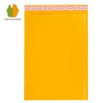 Yellow Kraft Paper Bubble Bag 155g Co-Extruded Bubble Shockproof Protection