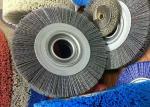 6 Inch Circular Nylon Wire Wheel Brush / Nylon Bristle Wheel For Decorative