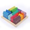 Buy cheap 22.5cm House Wooden Rainbow Stacker Wooden Story Rainbow Stacking Toy from wholesalers