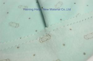 Quality Warp Knitted Velour foil printed Carton Animal Minky Fabric for competitive price wholesale