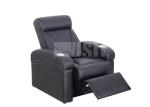 Padded Upholstery Theater Seating Furniture , Single Recliner Chair High