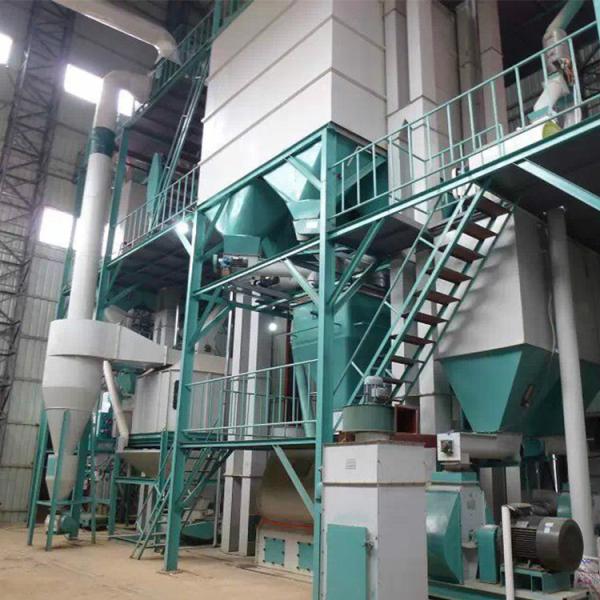 Cheap Low Noise 1TPH To 3TPH Feed Pellet Production Line For Poultry Animal for sale
