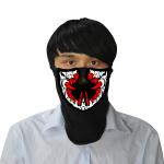 Hot Sales! Wholesale Funny Festival Cosplay Costume el Mask Flashing Light Up