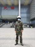 AI Security Police 17μm Smart Temperature Measuring Helmet