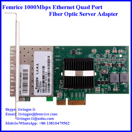 1.25G/10km Network Standard 1000Mbps Ethernet fiber optical network adapter