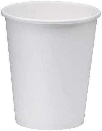 Hot / Cold Beverage Drinking Disposable Paper Cups 6oz For Water Juice Coffee