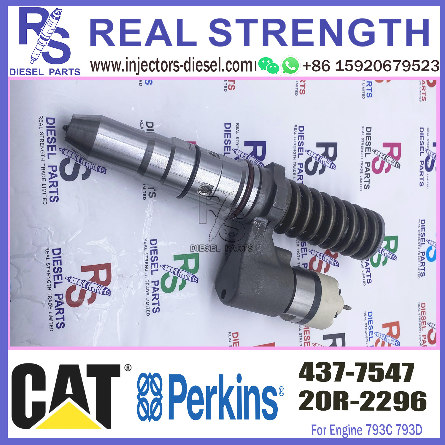nozzle 376-0509 437-7547 20R-2296 diesel fuel injection common rail injector