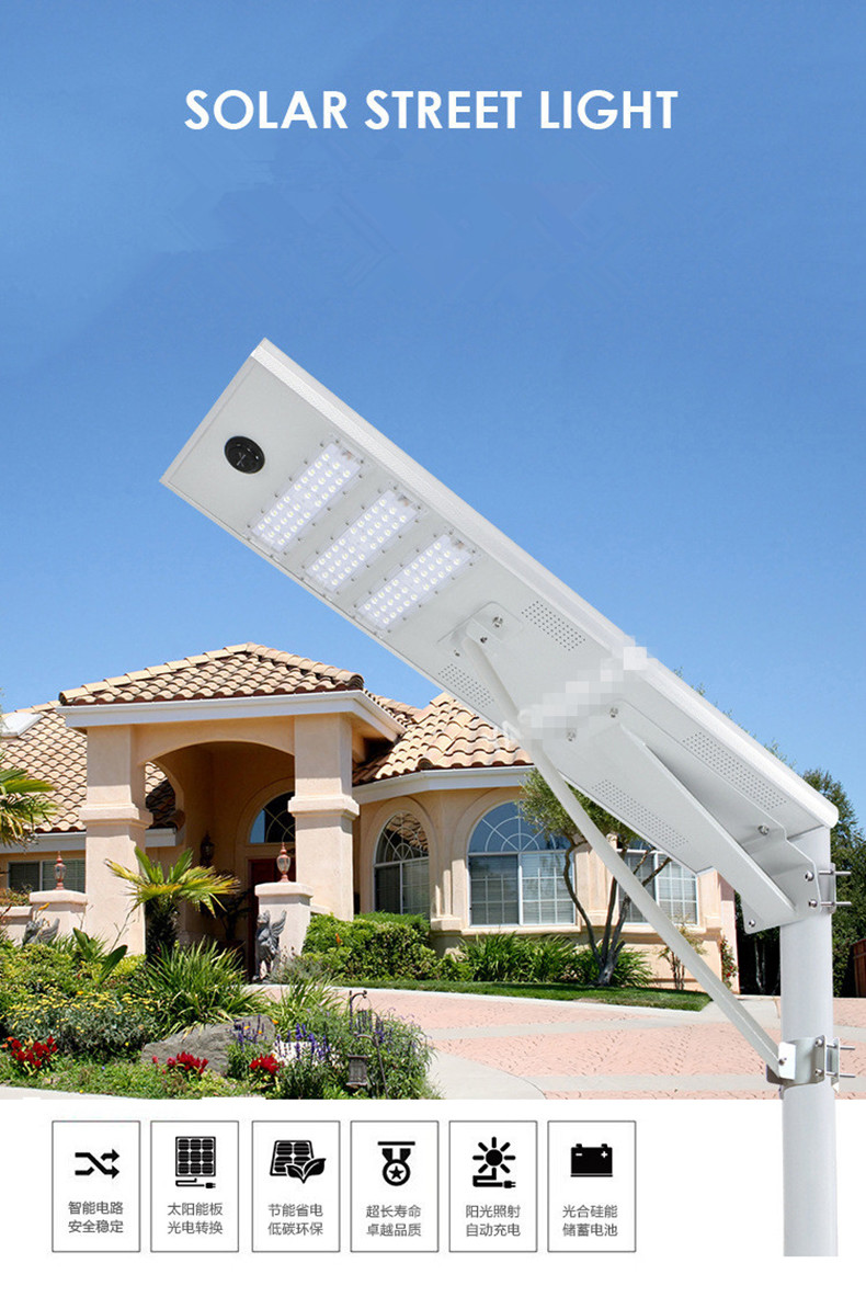 Ip65 Integrated LED Solar Street Light 320W 16 Heads 862x300x50mm