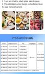 Ice Cream Showcase 2200W Air Cooled Refrigeration Equipment -18~-22.C