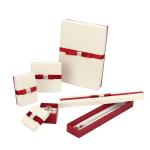 Luxury Packing Fancy Jewelry Box With Bowknot Customized PU Leather