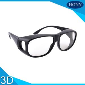 Quality Free Scratch Linear Polarized Glasses , 0.7mm Thickness Passive Cinema 3D Glasses wholesale