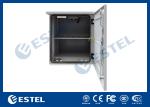 Cooling Fans Pole Mount Enclosure Telecom Outdoor Cabinet Assembled / Welded