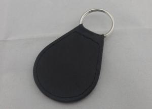 Quality VAG Crew Leather Key Chain / Personalized Leather Keychains with Emblem wholesale