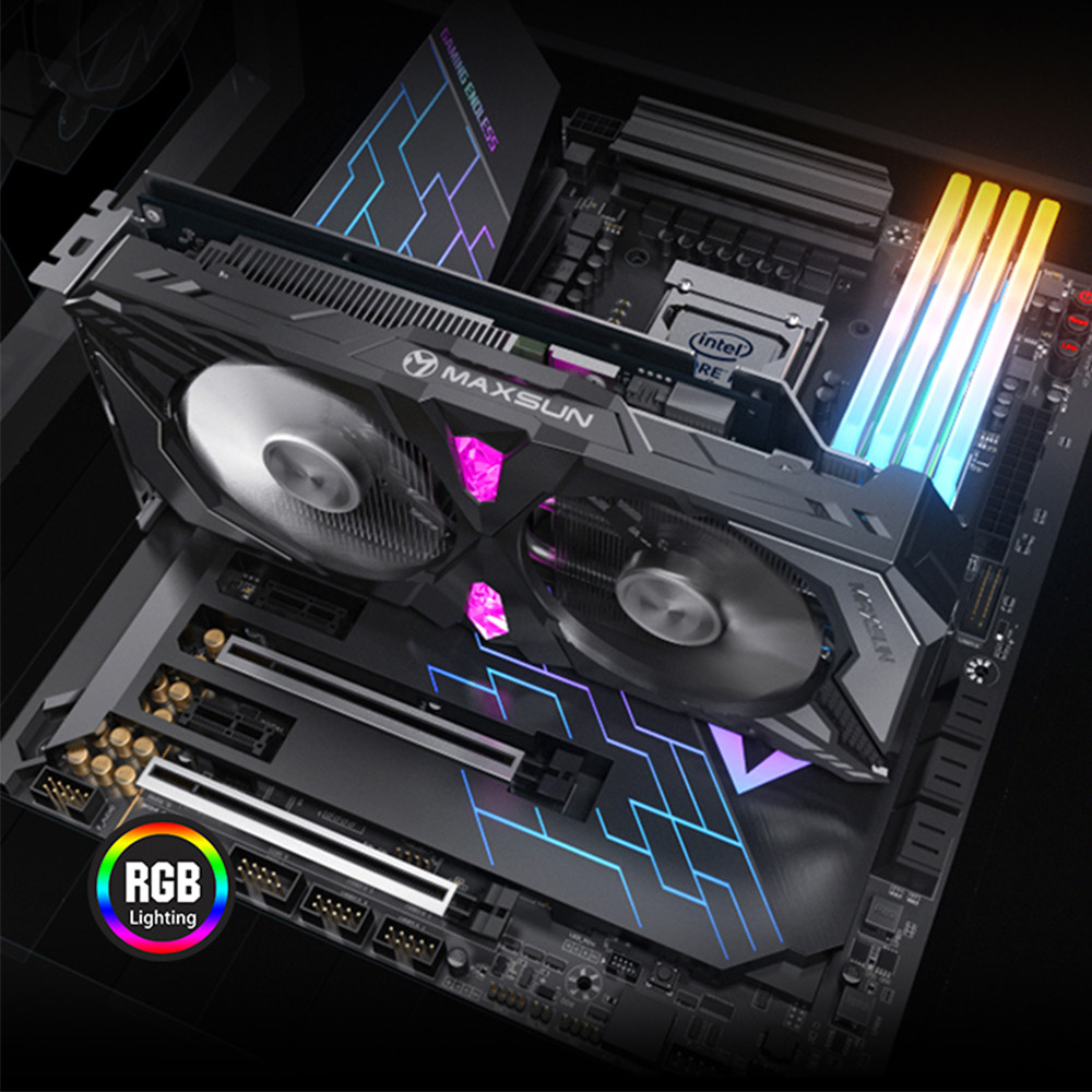 RTX 2060 Terminator MAXSUN Graphic Card 6G NVIDIA PCI EXPRESS 3.0 16X