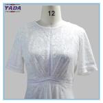 Fashion lace kate middleton wrap shirt dress plus size for women elegant