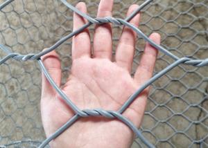 Quality Pvc Coated Wire Mesh Gabions Basket For Coastline 2mx1mx1m Size wholesale