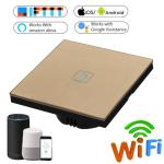 1/2/3 Gang Wireless Remote Touch Switch, Glass Panel 2 Gang 2 Way, Smart Home