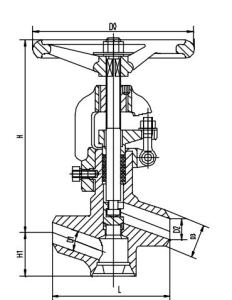 Quality Ductile Cast Iron Electric Valve Actuator, Stop Value J61Y-32 wholesale