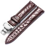 Genuine Tue Crocodile Leather Watch Band Belt Bracelet Wristband Clock Repair