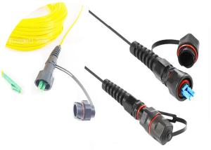 Quality IP67 Glass Fiber Optic Cable With SC LC Or MPO Connectors Jacket OD 0.9MM 2MM 3MM wholesale