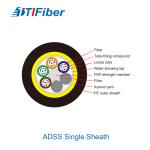 24 Core Single Mode ADSS Fiber Optic Cable FRP Central Strength Member Single