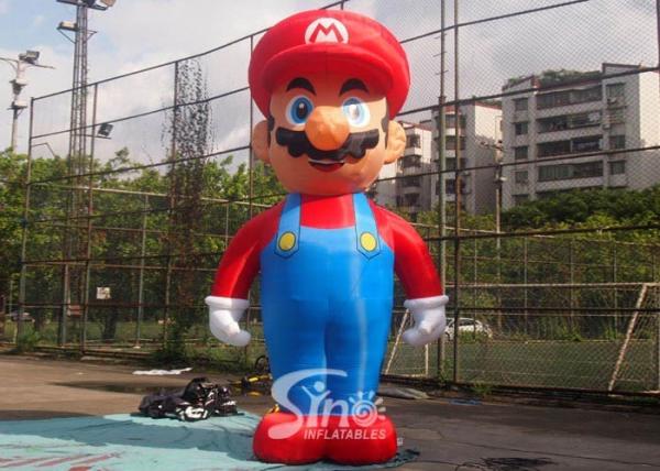 5m High Advertising Big Inflatable Super Mario For Promotion Activities From