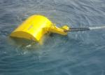 Dia 2100 X Length 2750 Yellow Steel Mooring Pontoon For Mooring The Ship