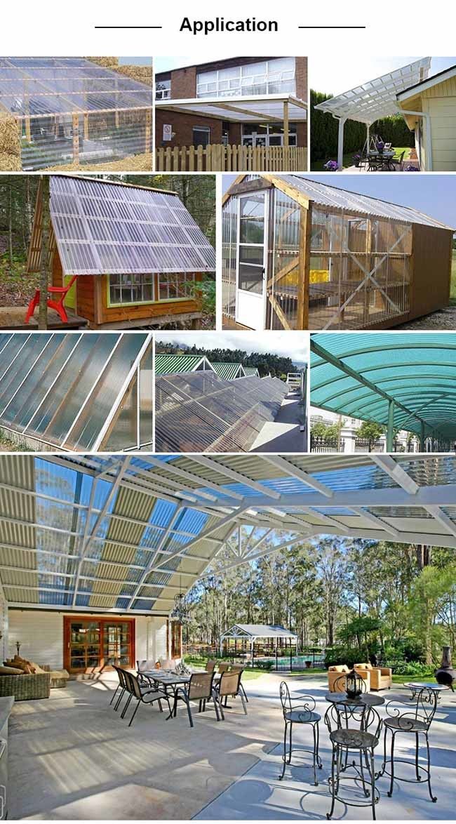 1.2g/Cm3 Opaque Soundproof Corrugated Polycarbonate Sheet