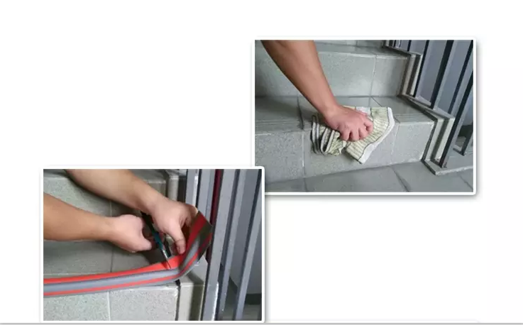 Stair Safety Guaranteed With L Shape PVC Non Slip Rubber Stair Nosing Edge Trim Strips