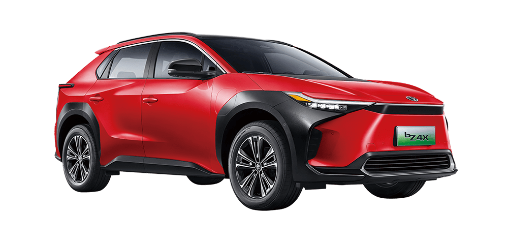 Hot selling Medium SUV electric car TOYOTA bZ4X with reversing camera high speed 160km/h FWD vehicle 18 inches tires in stock