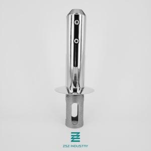 Quality D48mm X H280mm Glass Fencing Spigots , Swimming Pool Glass Spigots wholesale