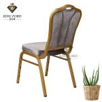 Aluminum Tube 1.8mm Stacking Banquet Hall Chairs OEM ODM