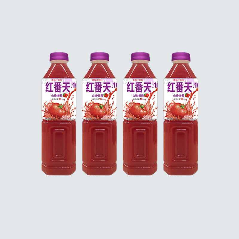 360ml PP Bottle Skin Whitening Tomato Juice For Skin Lightening
