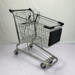 American Style Metal Grocery Shopping Trolley 110Kgs Loading Capacity With Logo