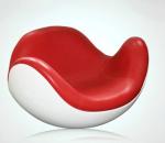 Modern Fiberglass Leisure Lounge chair Salon Ball Shaped Swing Chair