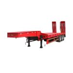 28 Tire Heavy Duty Van-type Lowbed/ Lowboy Truck Semi Trailer for Excavator