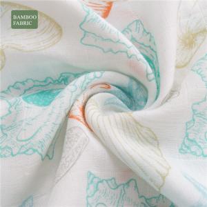 Quality Breathable Spotted Bamboo Muslin Fabric Zero Formaldehyde Cute Pattern Plain Style wholesale
